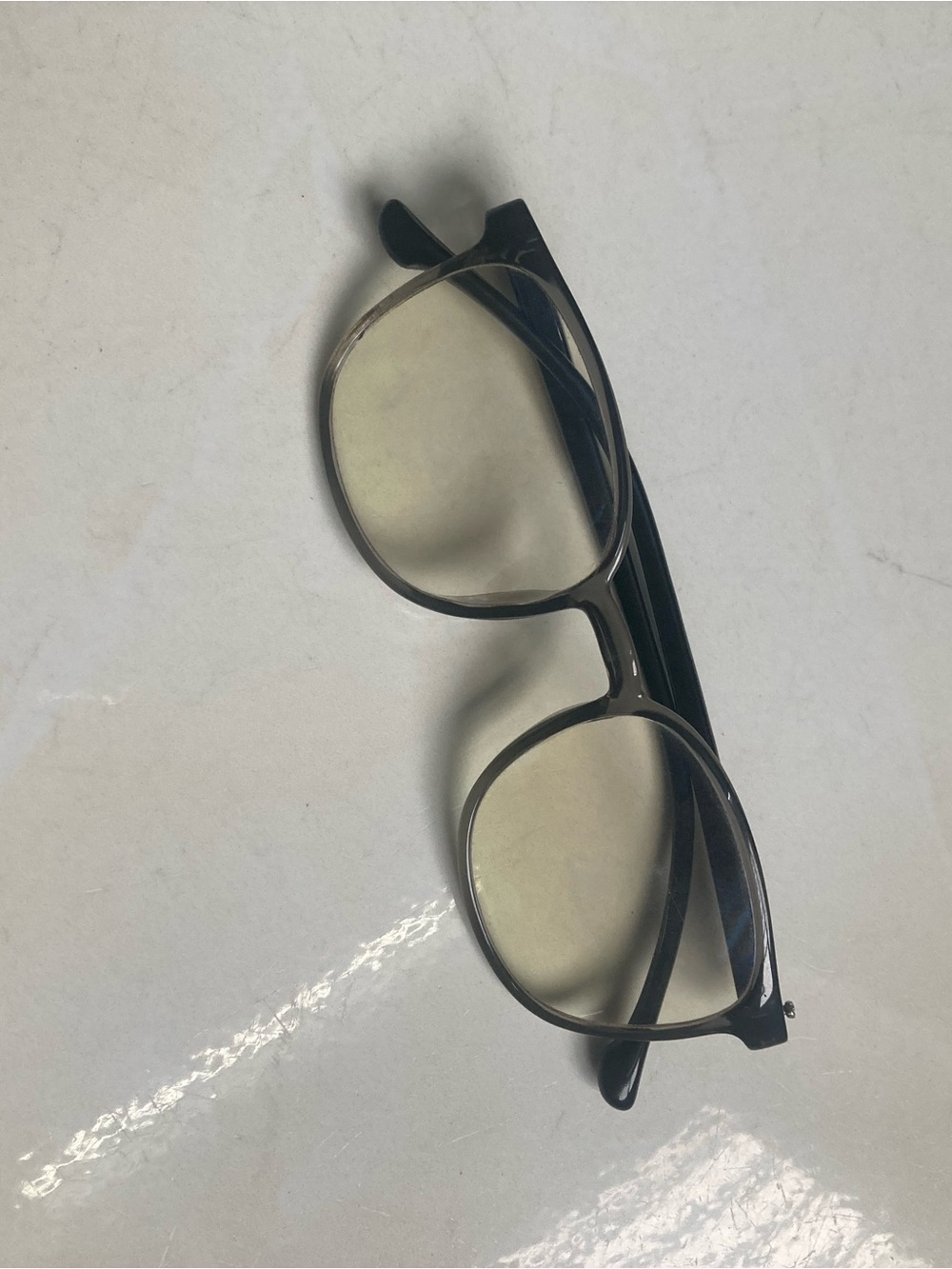 Men's Classic Black Frame Blue Light Blocking Glasses